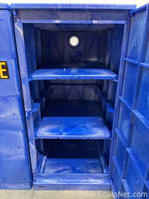 Lot of 5 Uline Poly Corrosive Safety Cabinet