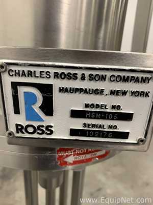 Charles Ross HSM-105 Hanging Homogenizer on Mobile Stand