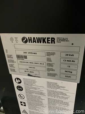 Hawker GmbH 24V3PZS465 Fork Lift Battery