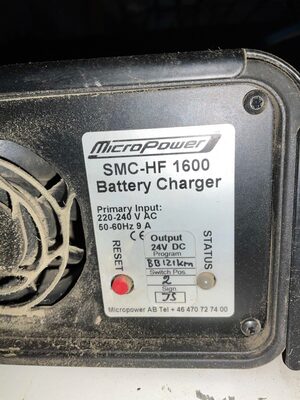 Micropower SMC-HF 1600 Battery Charger For 24V Batteries
