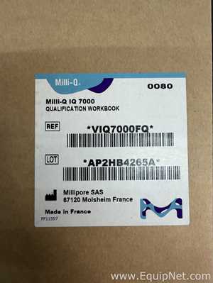 Unused Millipore Milli-Q IQ 7000 Laboratory Water Purification System With Accessories