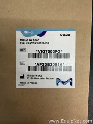 Unused Millipore Milli-Q IQ 7000 Laboratory Water Purification System With Accessories