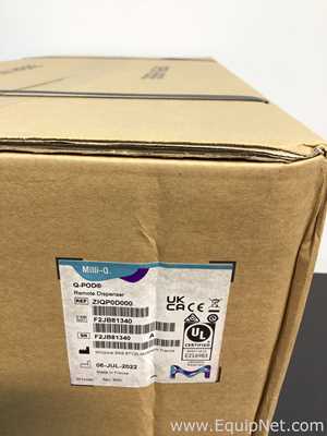 Unused Milli-Q Q-POD Remote Dispenser With Connector 2m S2Q