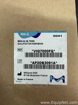 Sistema de Purificación y Destilación de Agua Millipore Milli-Q IQ 7000. Sin usar