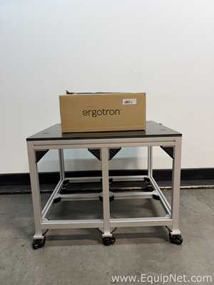Work Bench With Egrotron Styleview Sit Stand Combo Arm
