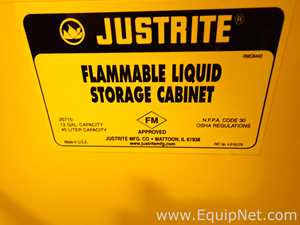 Gabinete de Almacenamiento de Inflamables JustRite Requisitos de aire 12 GALS.  12 Galones