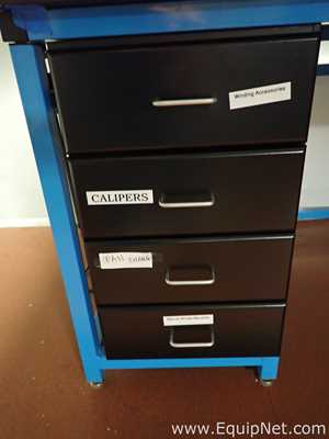 Lot of 6 Lab Benches with Attached Drawers