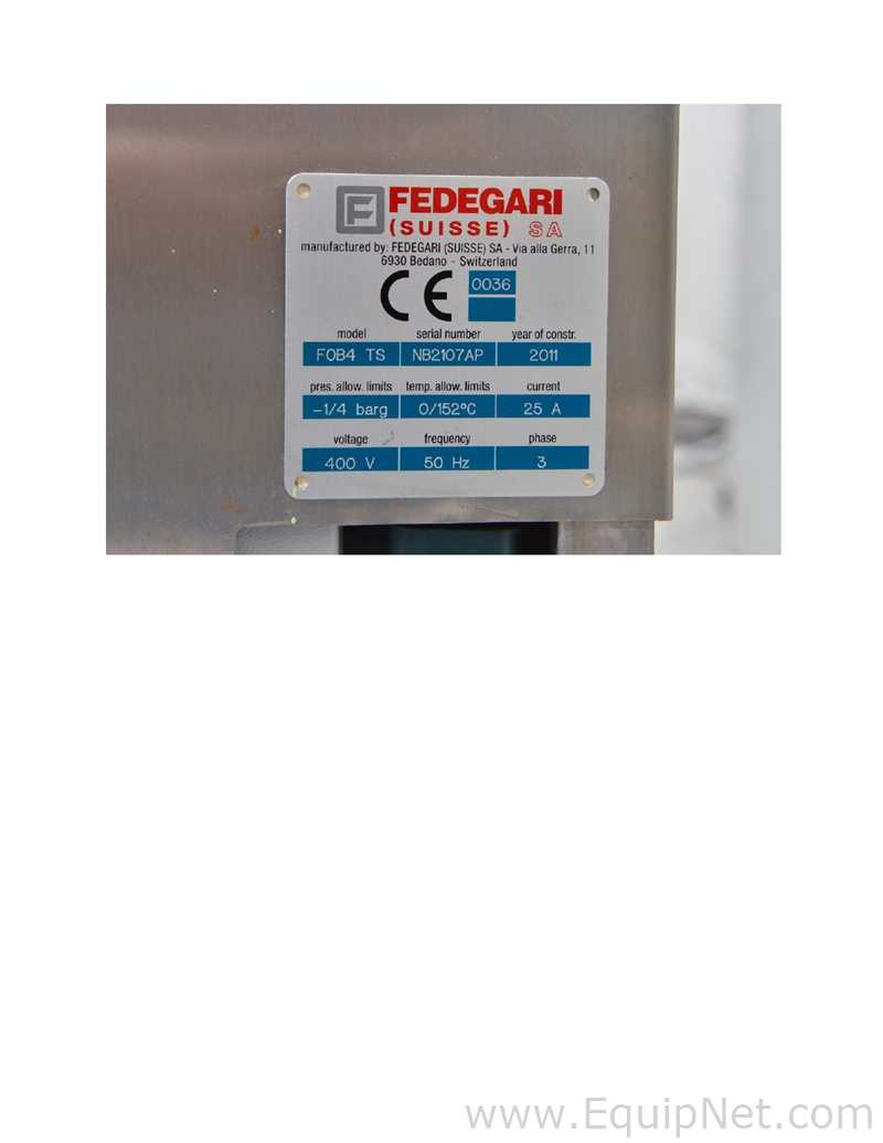 Sistema para Autoclaves Fedegari FOB4 TS