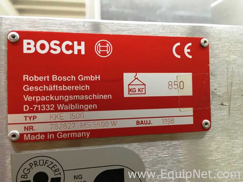 Bosch Kke 1500 Capsule Check Weigher Listing