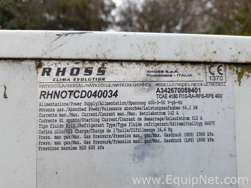 RHOSS TCAE 4180 Chiller