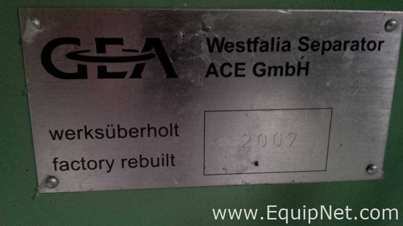 Clarificador Westfalia/GEA SC120