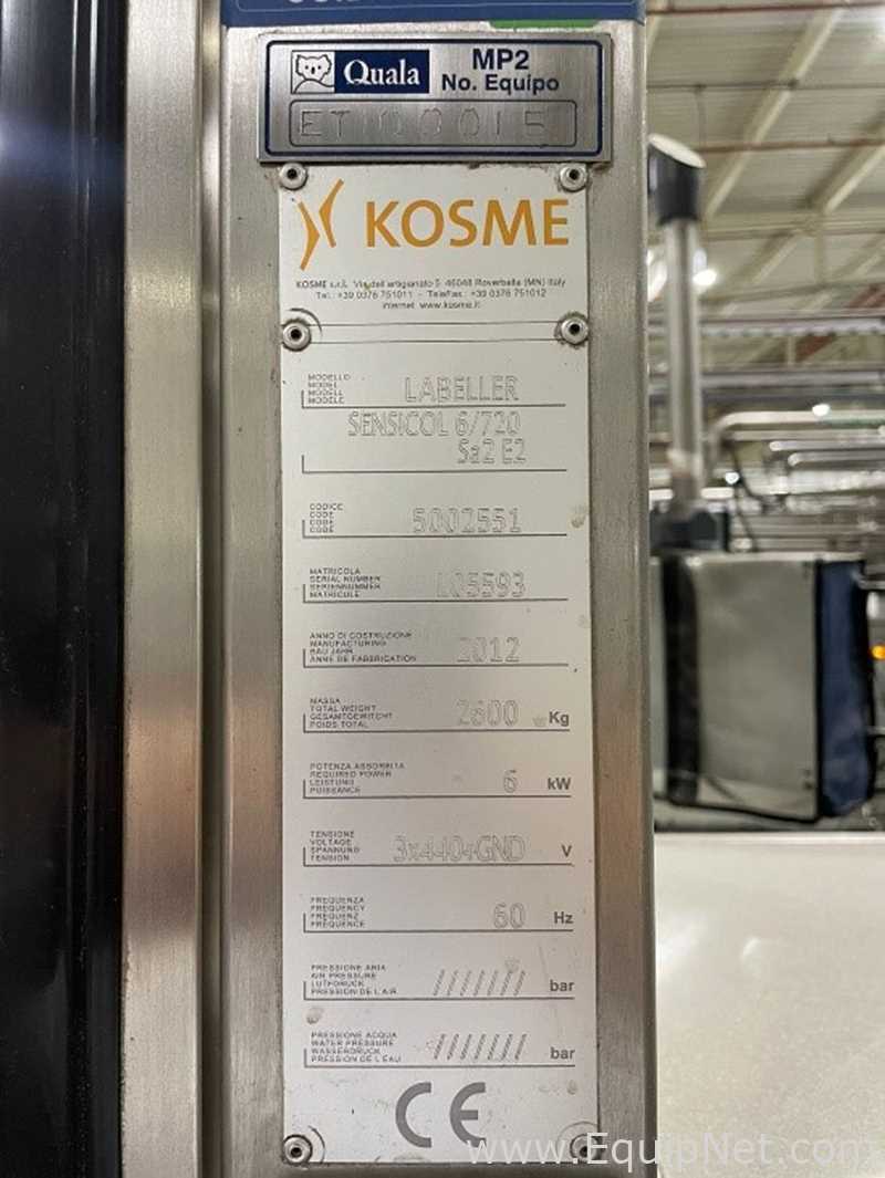Rotuladora Kosme S.r.l. Sensicol 6/720 Sa2 E2