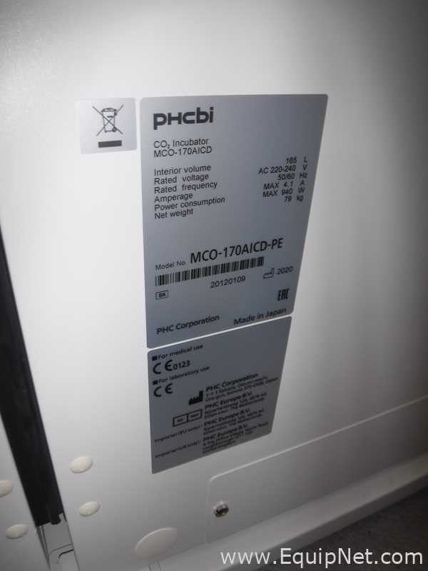 Incubadora PHC MCO-170AICD-PE