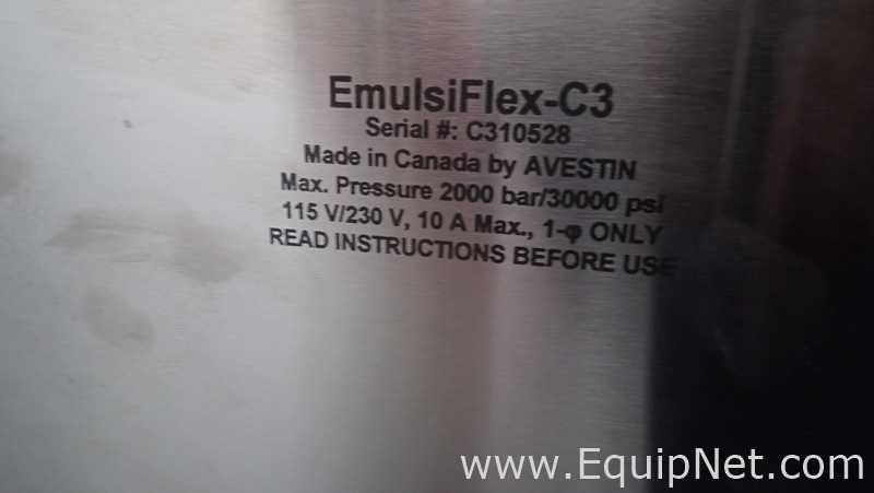Avestin Emulsiflex-C3高压均质器