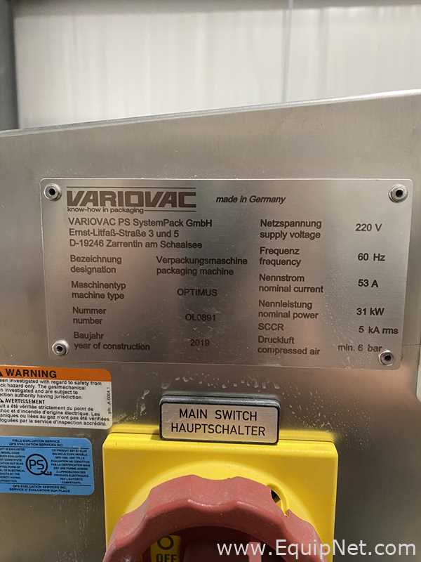 Máquina de Formado, Llenado, Sellado Horizontal Variovac Optimus
