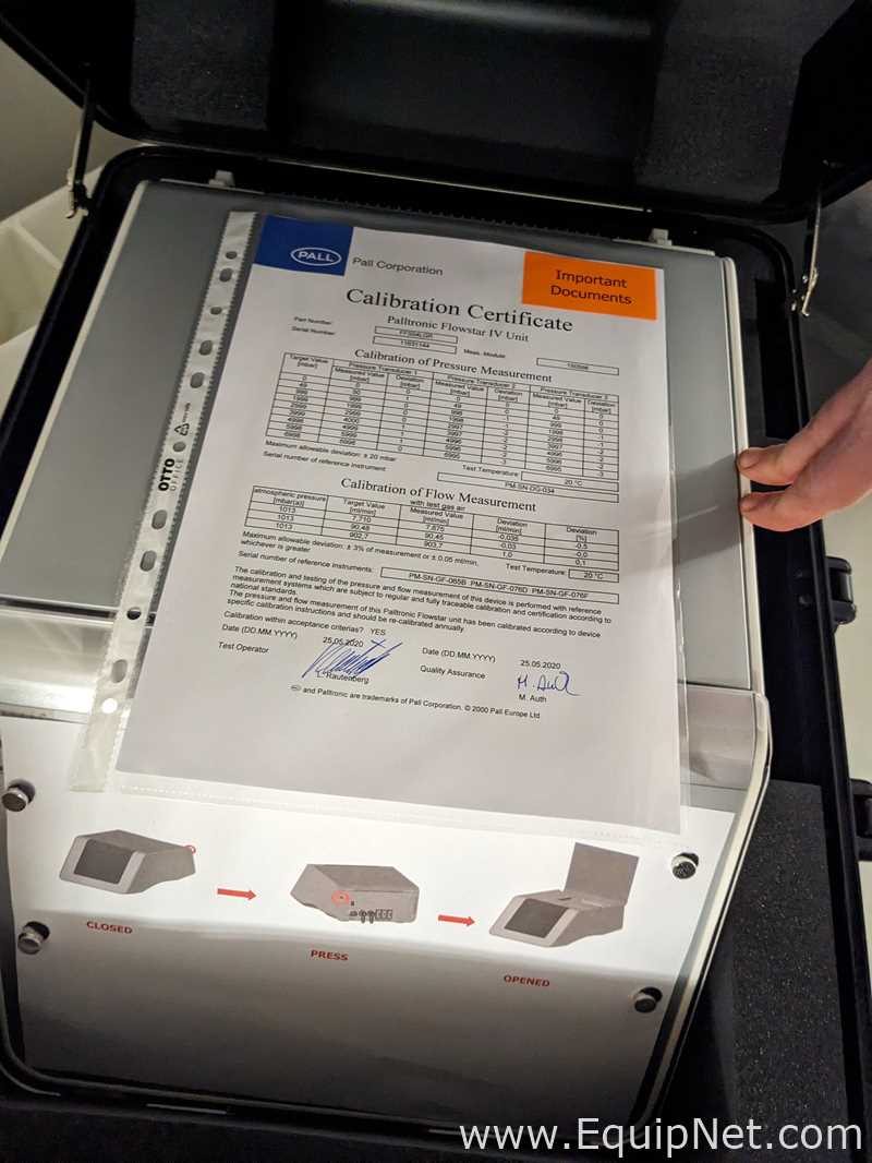Pall Paltronic FlowStar IV Integrity Tester