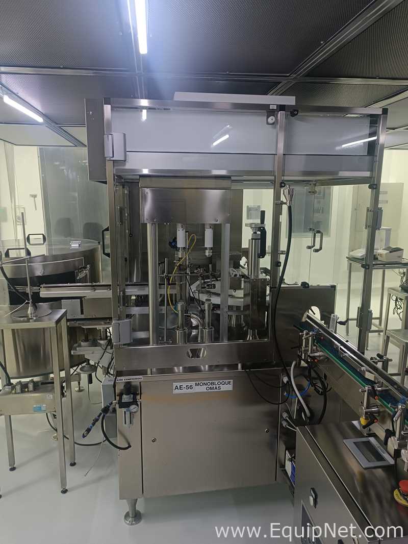 Sistema De Llenado Y Tapado De Líquidos Totalmente automático Omas G 250