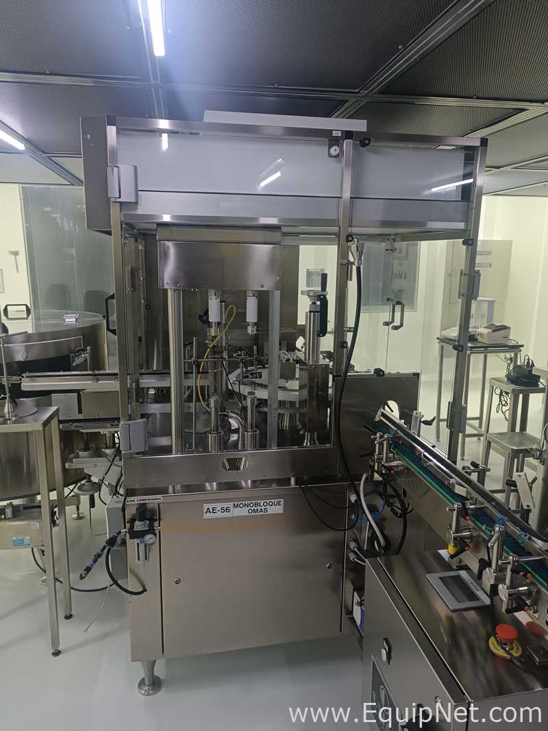 Sistema De Llenado Y Tapado De Líquidos Totalmente automático Omas G 250