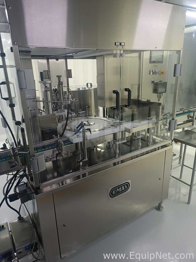 Sistema De Llenado Y Tapado De Líquidos Totalmente automático Omas G 250