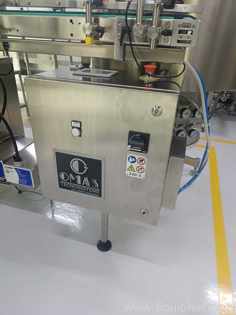 Sistema De Llenado Y Tapado De Líquidos Totalmente automático Omas G 250