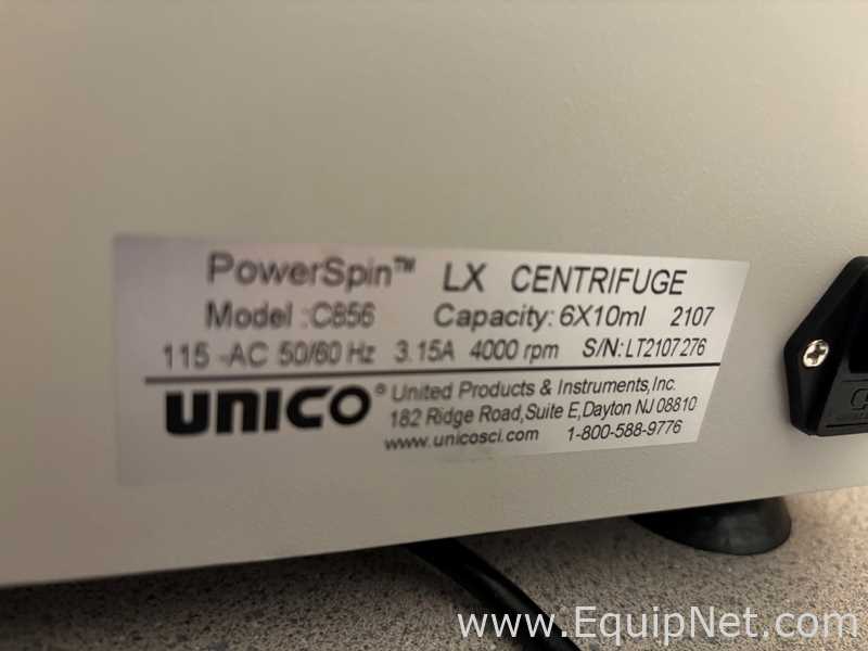 Unico C856 Laboratory Centrifuge