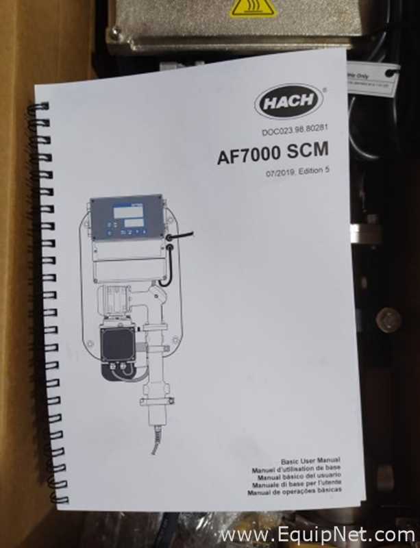 Unused Hach AF7000 Streaming Current Monitor