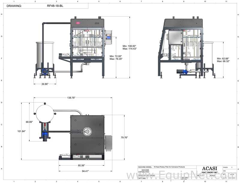 Acasi Machinery ROF-18-8L Gravity Filler