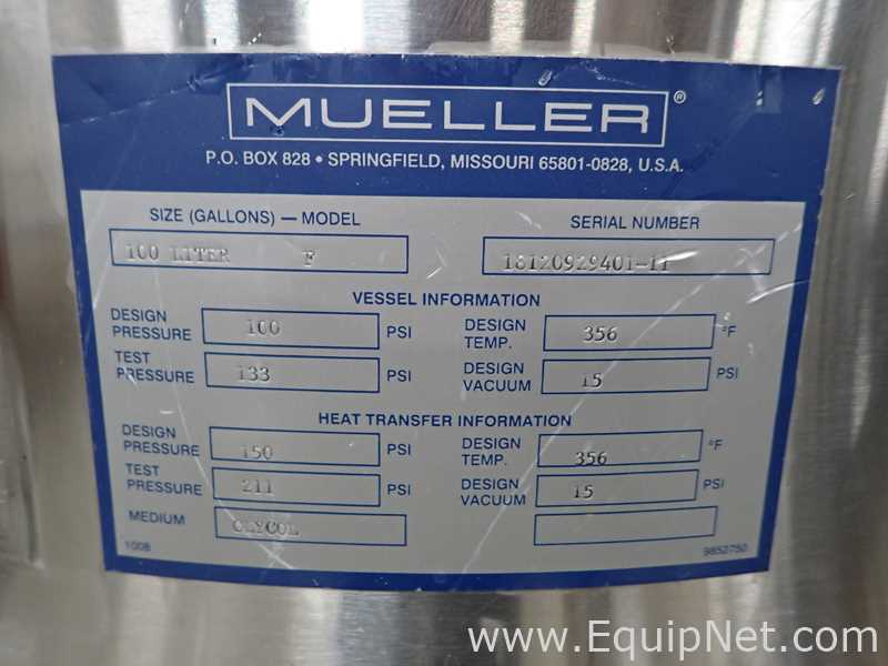 Tanque Mueller Company Requisitos de Ar 100 L