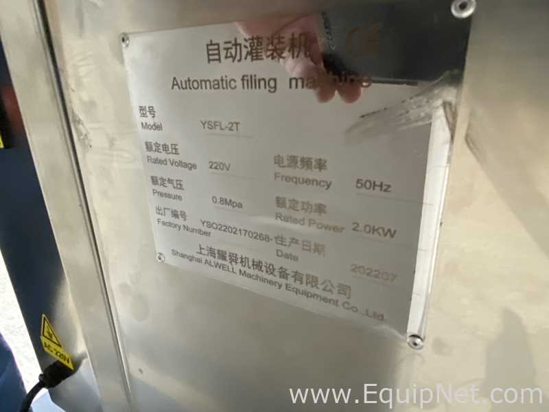 Combinação Envasadora-Tampadora Monobloco  Shanghai ALWELL Machinery Equipment YSFL-2T