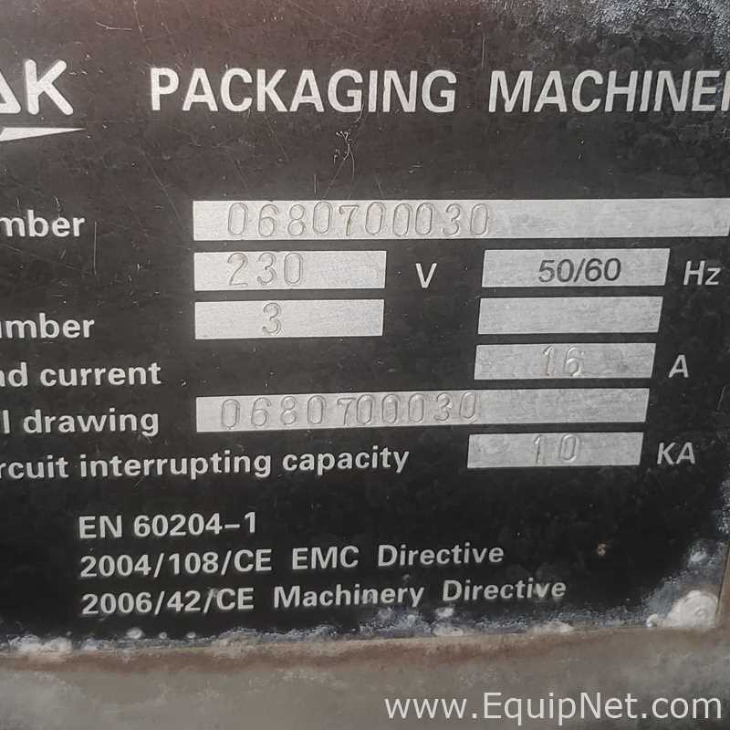 Máquina Vertical Formadora, Envasadora e Seladora Ilapak Vegatronic 500 SP