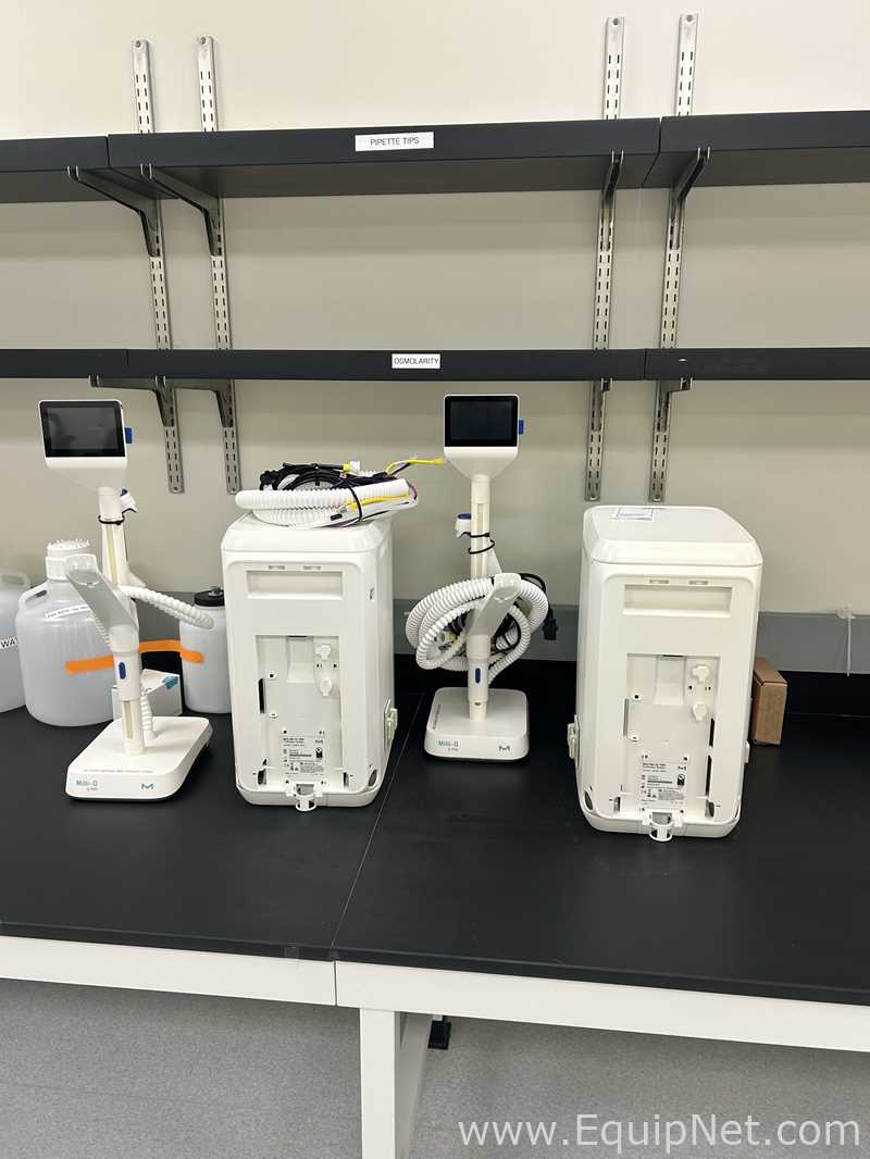 Lote de 2 Sistema de Purificación y Destilación de Agua Millipore IQ 7000
