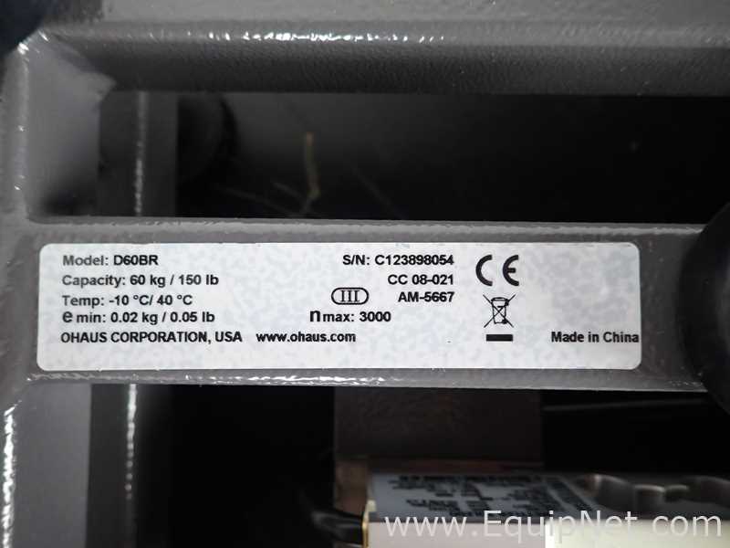 Báscula Ohaus Corporation D60BR