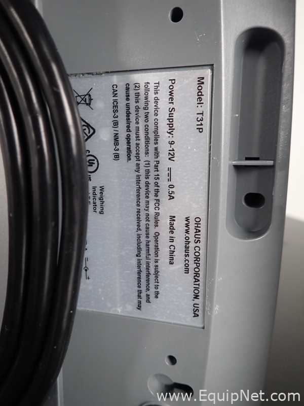 Báscula Ohaus Corporation D60BR