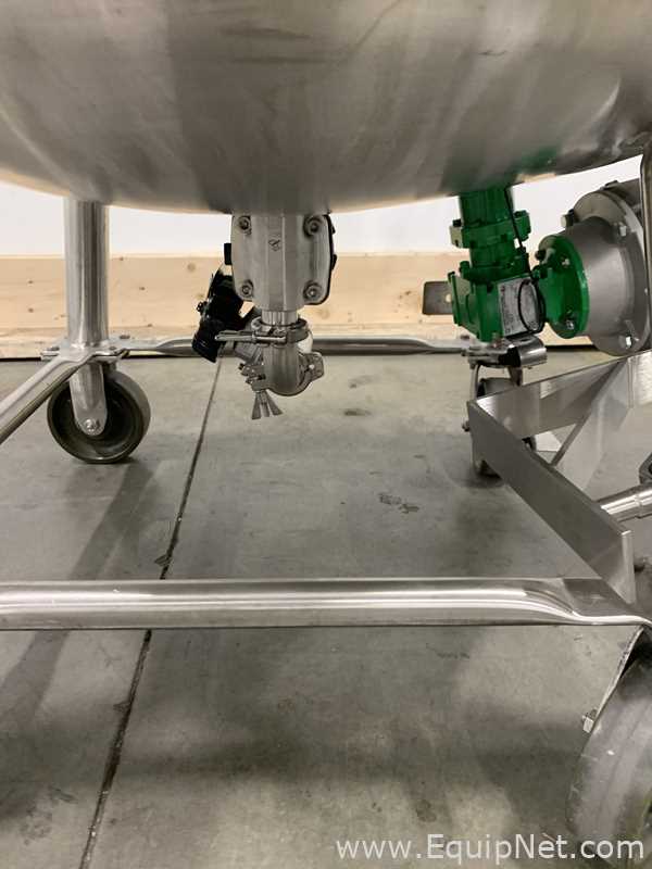 Precision Stainless 300 Liter Insulated Mobile Mixing Tank - V-3482
