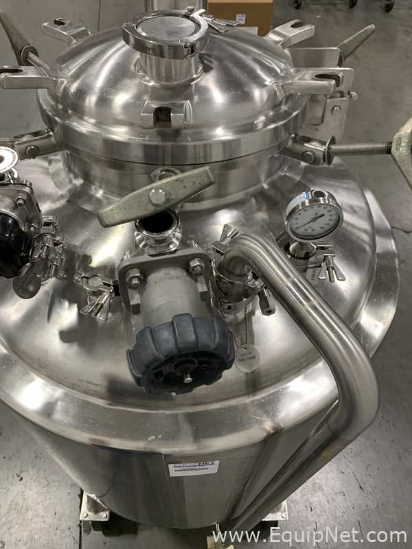 Precision Stainless 300 Liter Insulated Mobile Mixing Tank - V-3482