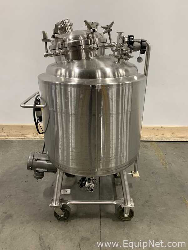 Precision Stainless 300 Liter Insulated Mobile Mixing Tank - V-3122B