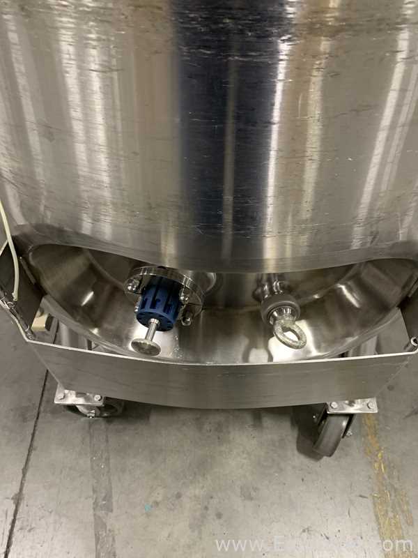 Precision Stainless 300 Liter Insulated Mobile Mixing Tank - V-3122B