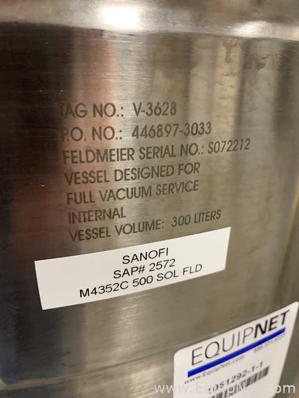 Feldmeier 300 Liter Mobile Insulated Mixing Tank - V-3628