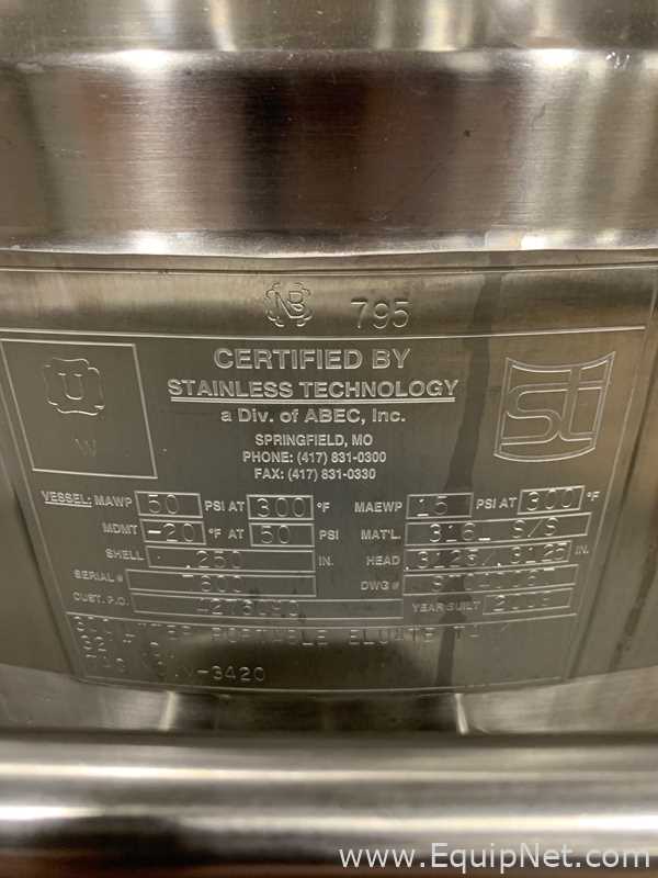 Stainless Technologies - ABEC 300 Liter Insulated Mobile Mixing Tank - V-3420
