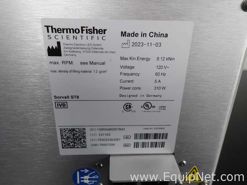Centrífuga para Laboratórios Thermo Fisher Scientific Sorvall ST8