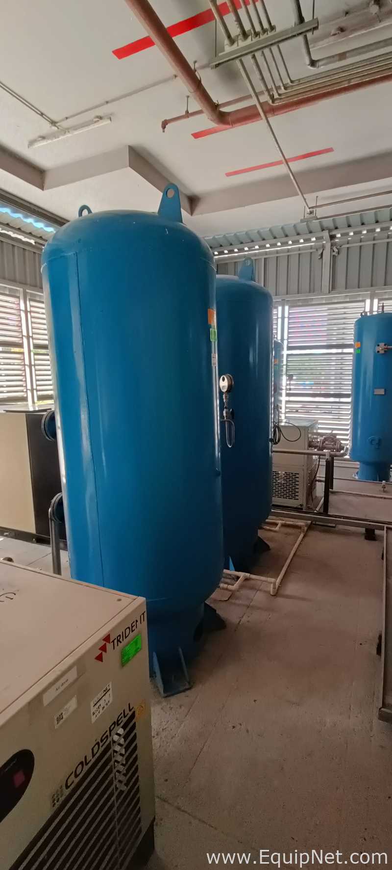 Ingersoll Rand ML37ie-A10 Air Compressor With Air Equipments And Spare Dryer And Receiver Tank
