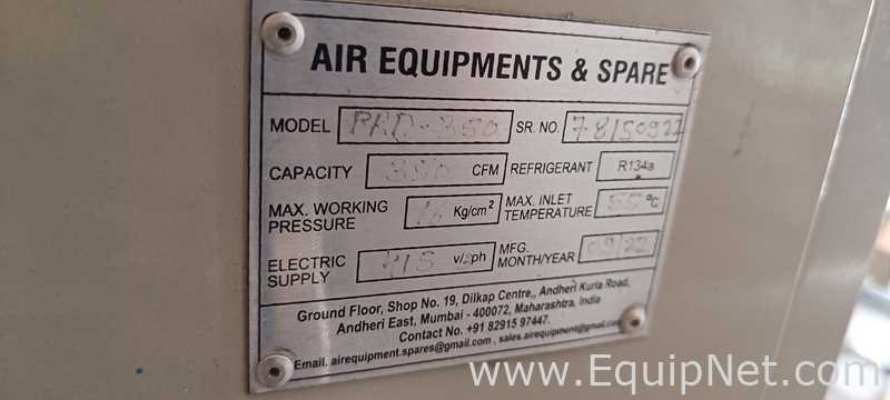 Ingersoll Rand ML37ie-A10 Air Compressor With Air Equipments And Spare Dryer And Receiver Tank