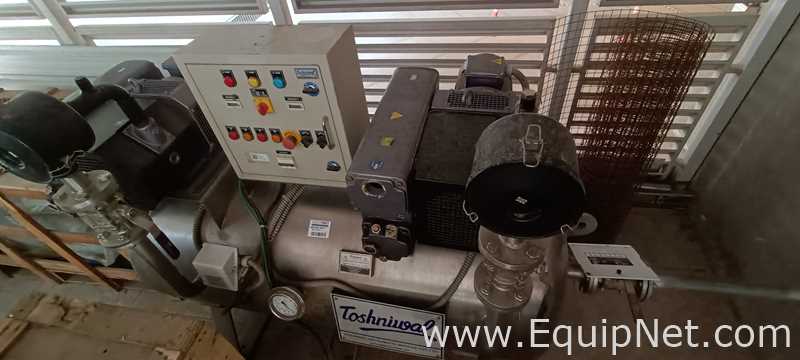 Toshniwal TMS-105 Vacuum System With Two Vacuum Pumps And Tank