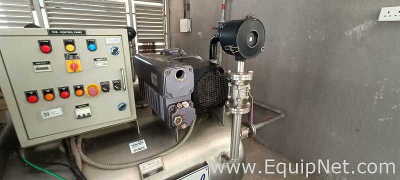 Toshniwal TMS-105 Vacuum System With Two Vacuum Pumps And Tank