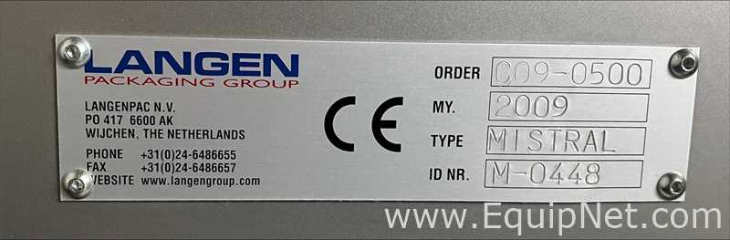 Langen Packaging Inc. Mistral Carton Former