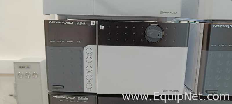 Shimadzu HPLC With SIL-30ACMP Nexera X2 Autosampler Column Oven -  Degasser And Liquid Chromatograph