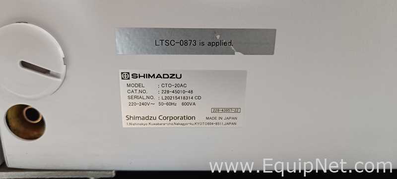 HPLC Shimadzu SIL-30ACMP