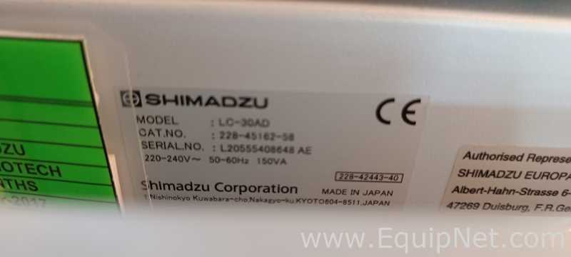 HPLC Shimadzu SIL-30ACMP