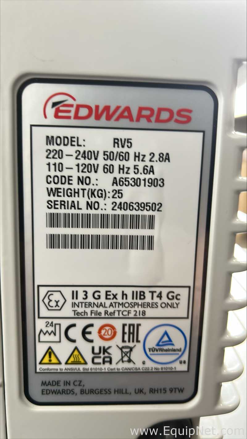 Bomba a Vácuo Edwards RV5