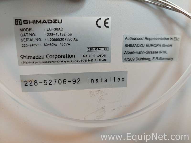 HPLC Shimadzu SIL-30ACMP